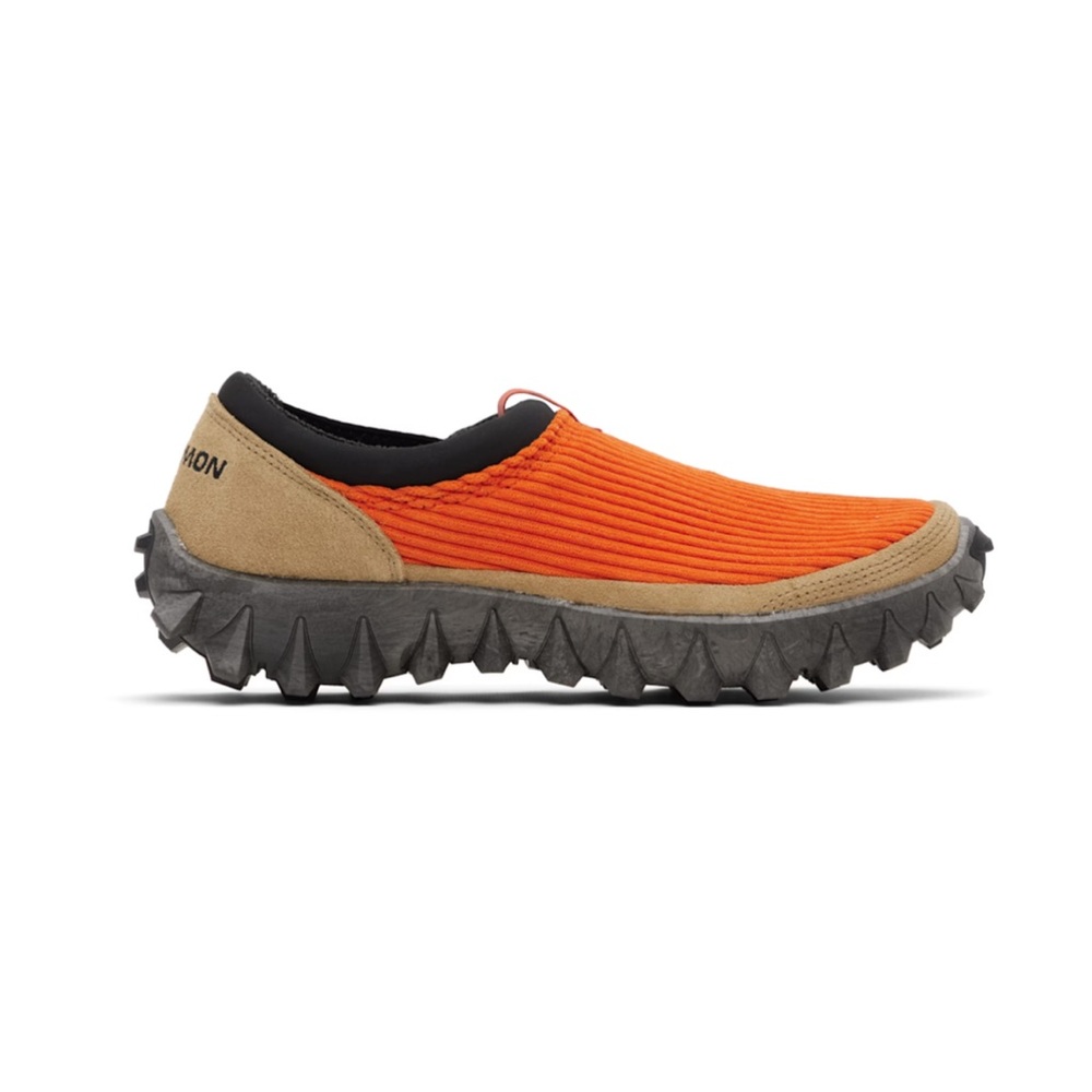 SALOMON Orange Snowclog Corduroy Loafers